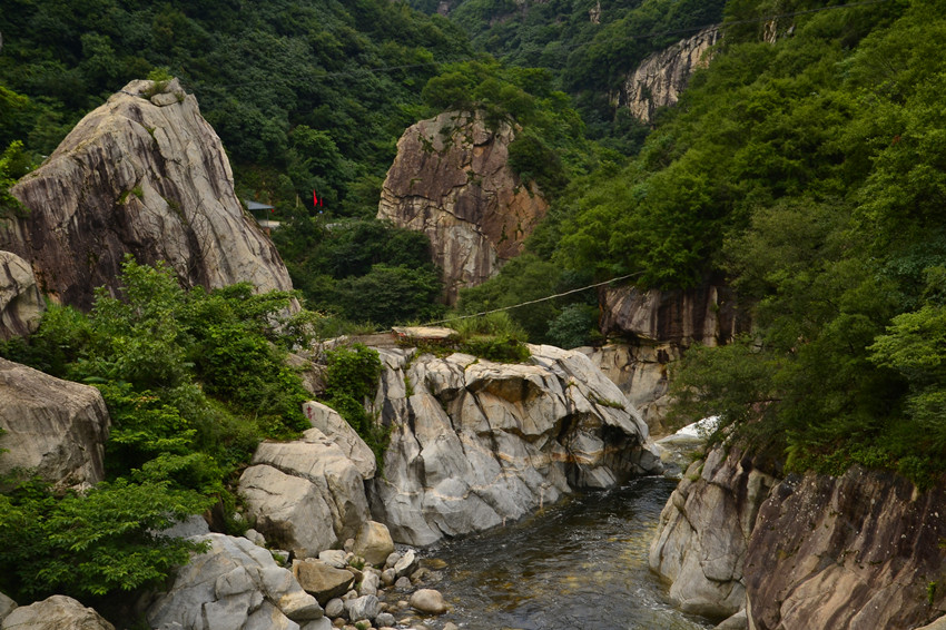 秦岭沣峪 摄影 汶水白沙