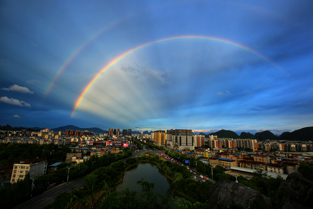 雨后彩虹 摄影 大陆一号