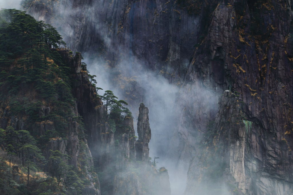 雾里黄山 摄影 天边壹旧云