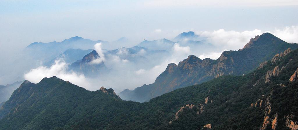 重山海啸 摄影 长焦微距