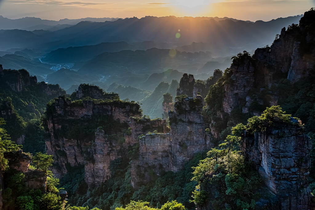 长城夕照 摄影 上虞鲁班