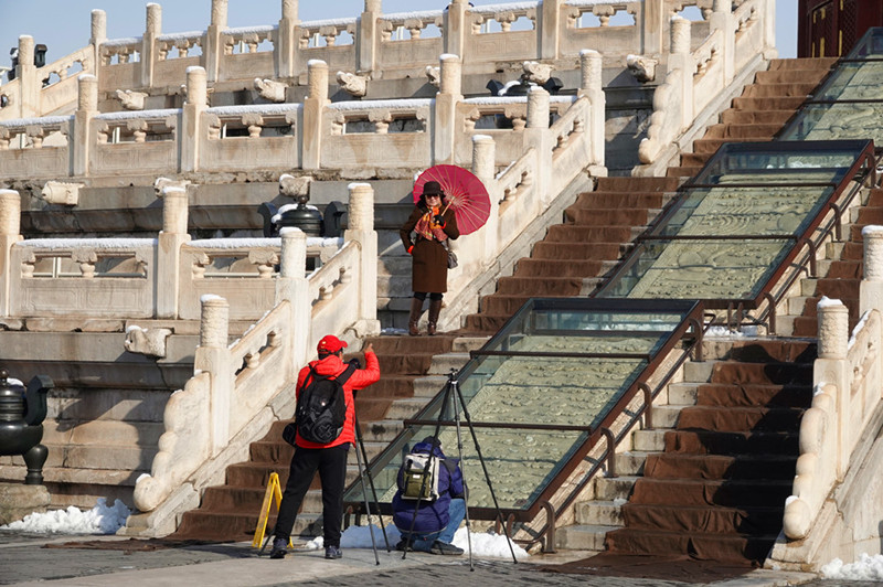 虎年瑞雪——天坛拍雪 摄影 丘山皓月