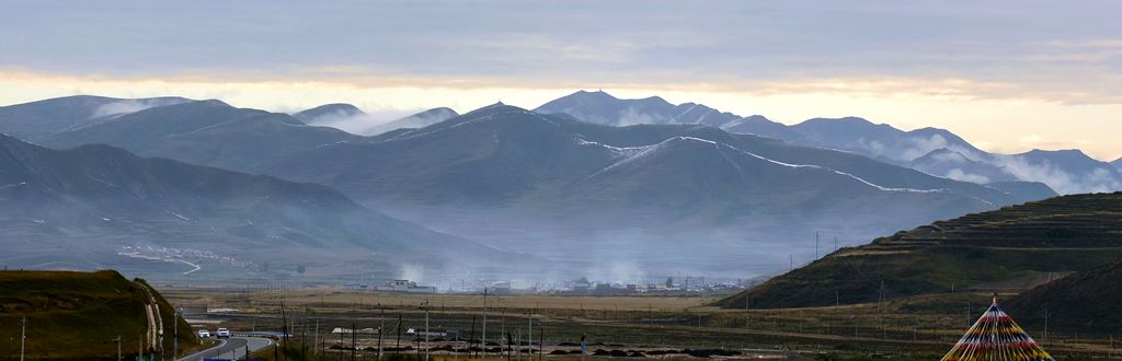 甘南原野的早晨 摄影 景仲平