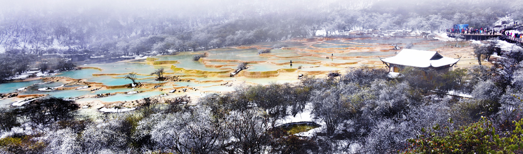 黄龙初雪 摄影 qjr