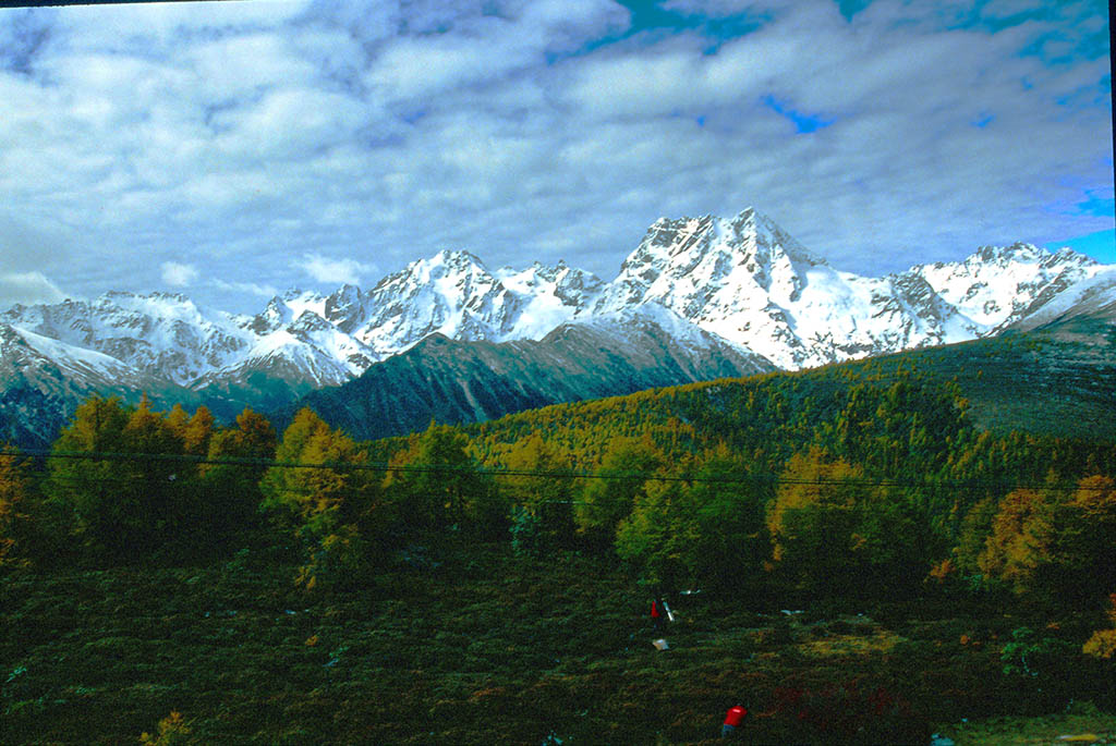 白马雪山    老照片 摄影 大巴板人