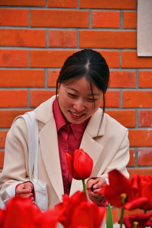 笑颜如花 摄影 跃李841