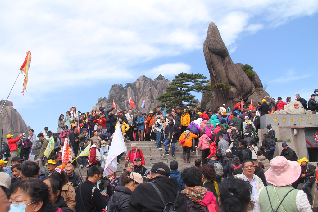 占领黄山 摄影 胡俊中