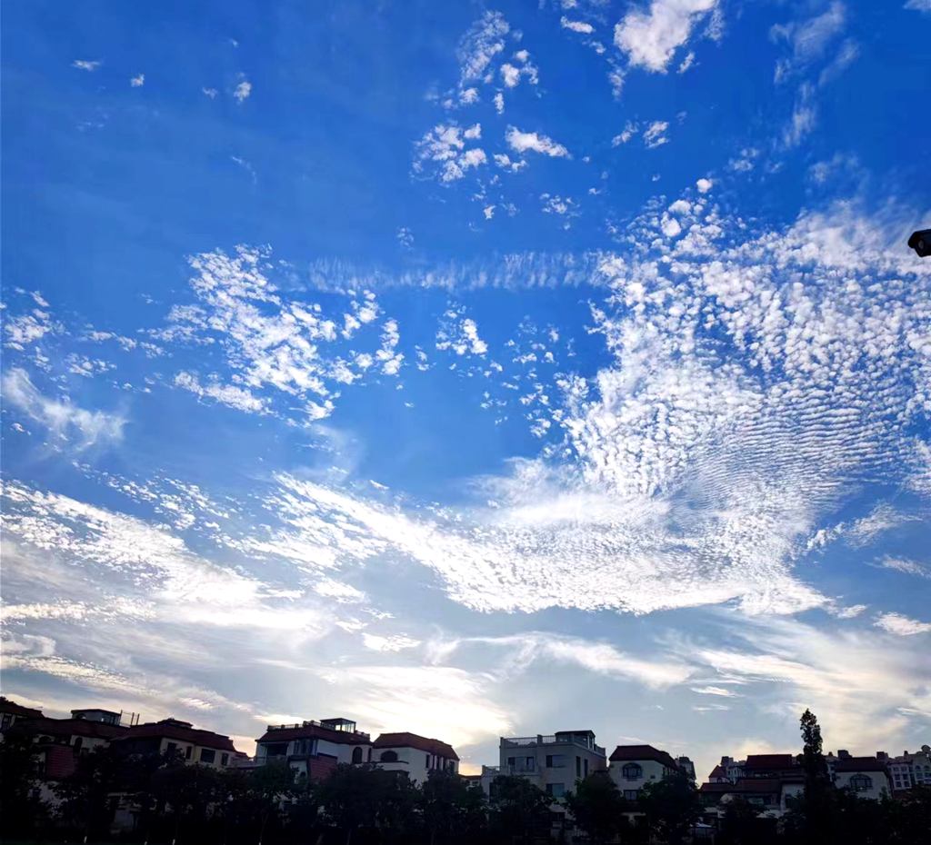 傍晚天空 摄影 海鸥119