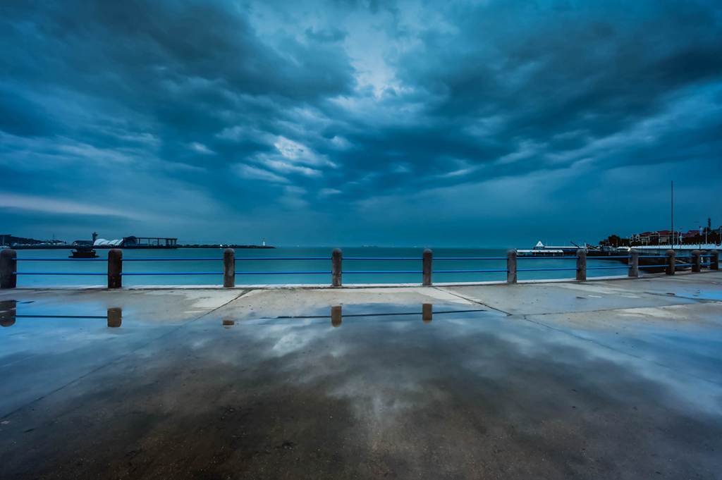 青岛雨后的晨曦 摄影 qdzp