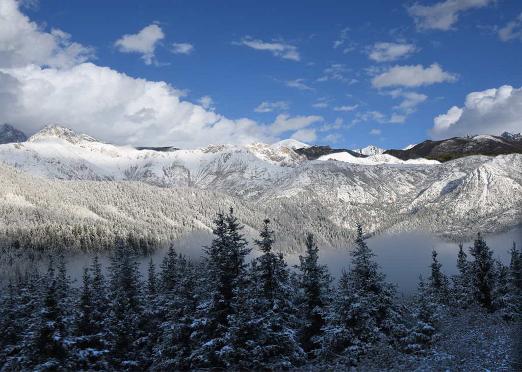 更喜岷山千里雪 摄影 qjr