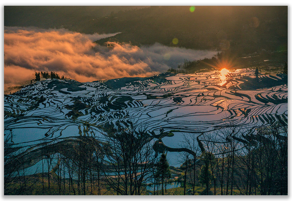 山光水影画元阳 摄影 与世无争