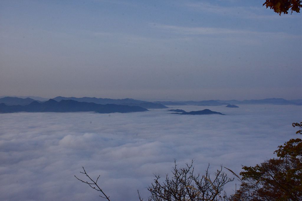 牛背山上拍云海 摄影 北极雪