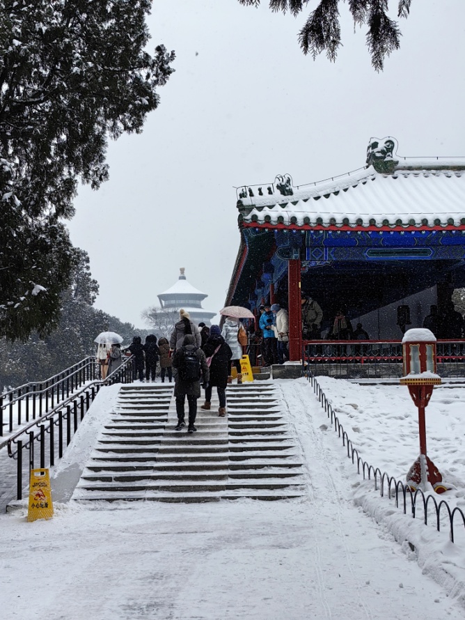 初冬印象——天坛赏雪 摄影 丘山皓月