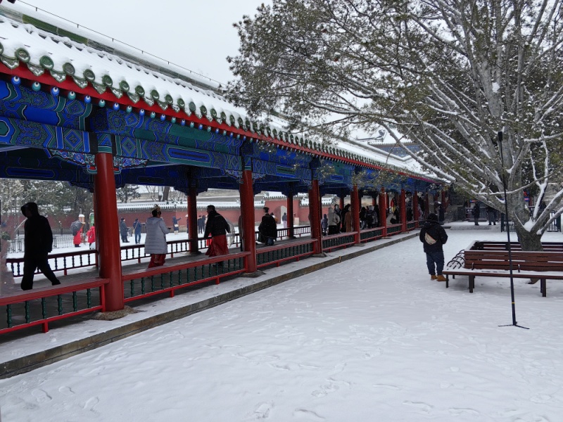 冬日印象——天坛赏雪 摄影 丘山皓月