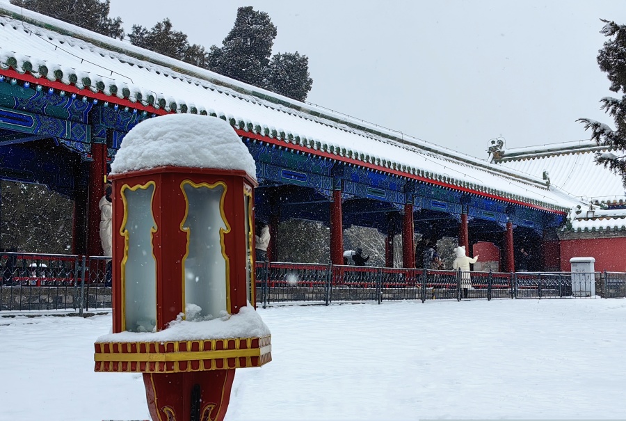 初冬印象——天坛赏雪 摄影 丘山皓月