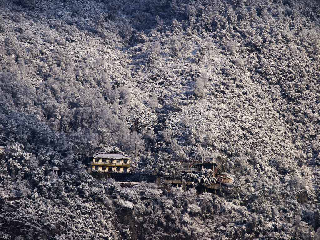 龙首山雪景 摄影 书海