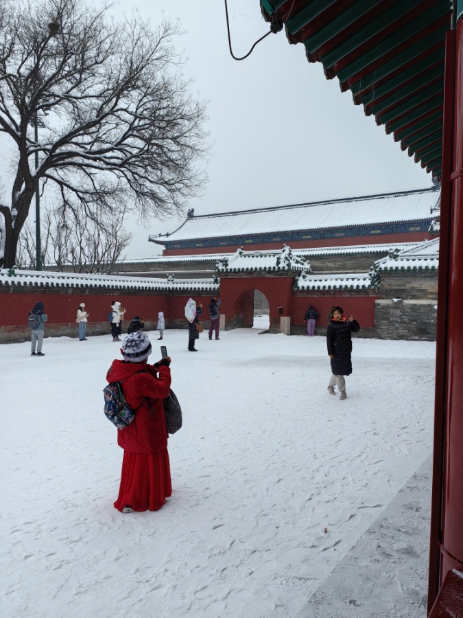 冬日印象——天坛赏雪 摄影 丘山皓月