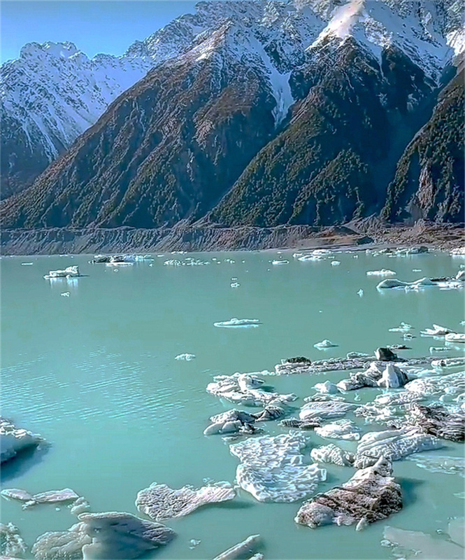 库克山冰川湖风景 摄影 飞鹰998