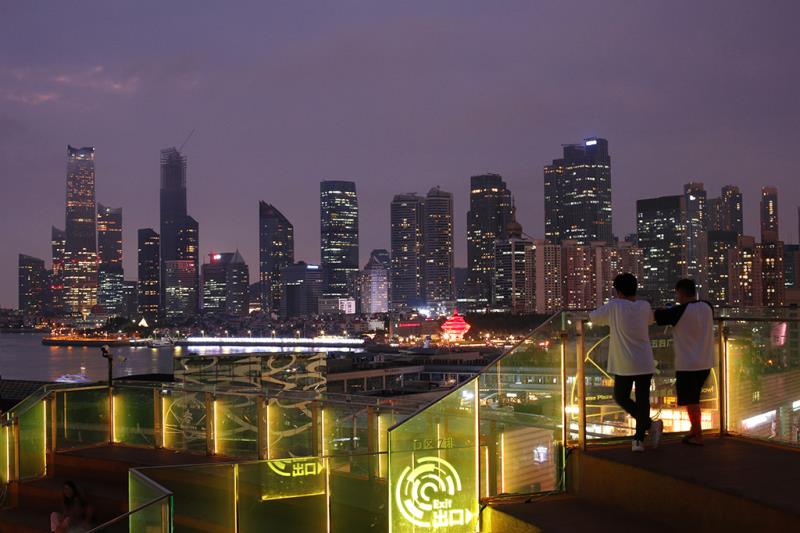 浮山湾 夏夜 摄影 毫克