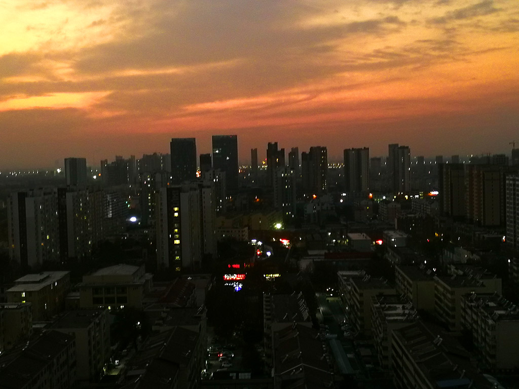 夜幕降临 摄影 大巴板人