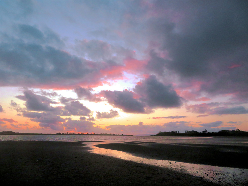 海滨黄昏风景 摄影 飞鹰998