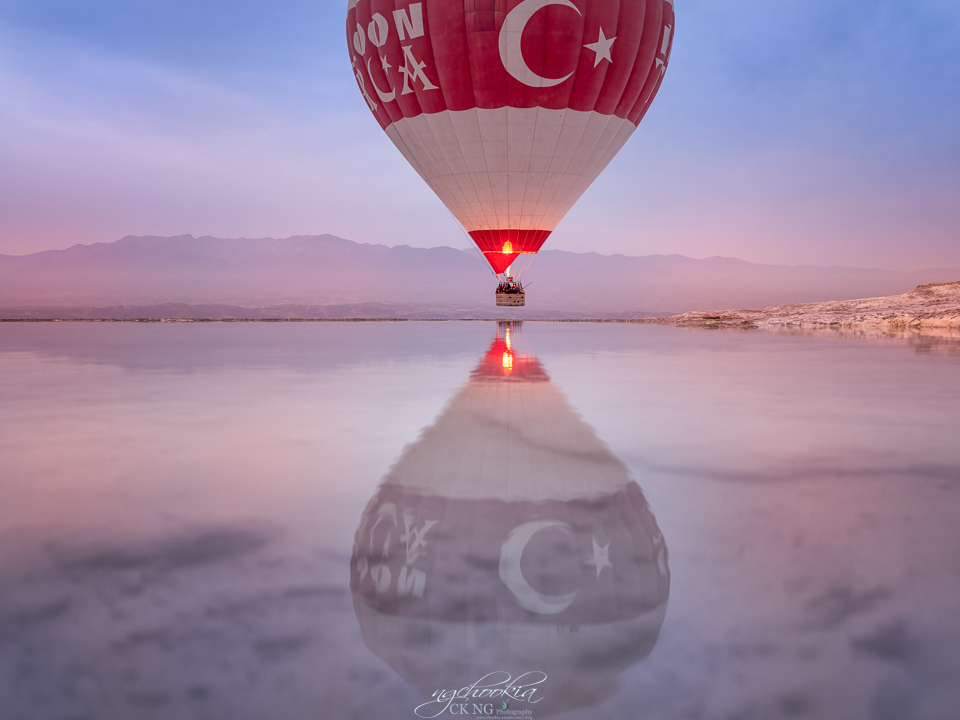 Hot Balloon II Pamukkale - Tur 摄影 chookia