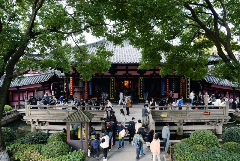 枫桥寒山寺——26 摄影 独上江楼望月