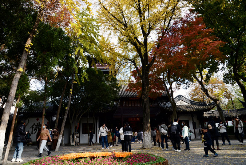 枫桥寒山寺——29 摄影 独上江楼望月